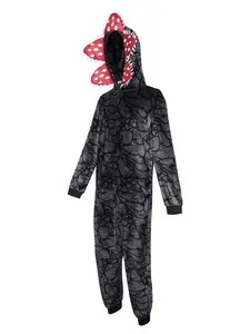 Unisex Carnivorous Plant One-Piece Pajamas, Long Sleeve, Comfortable Sleepwear for Men and Women, Unique Design for Relaxing Nights
