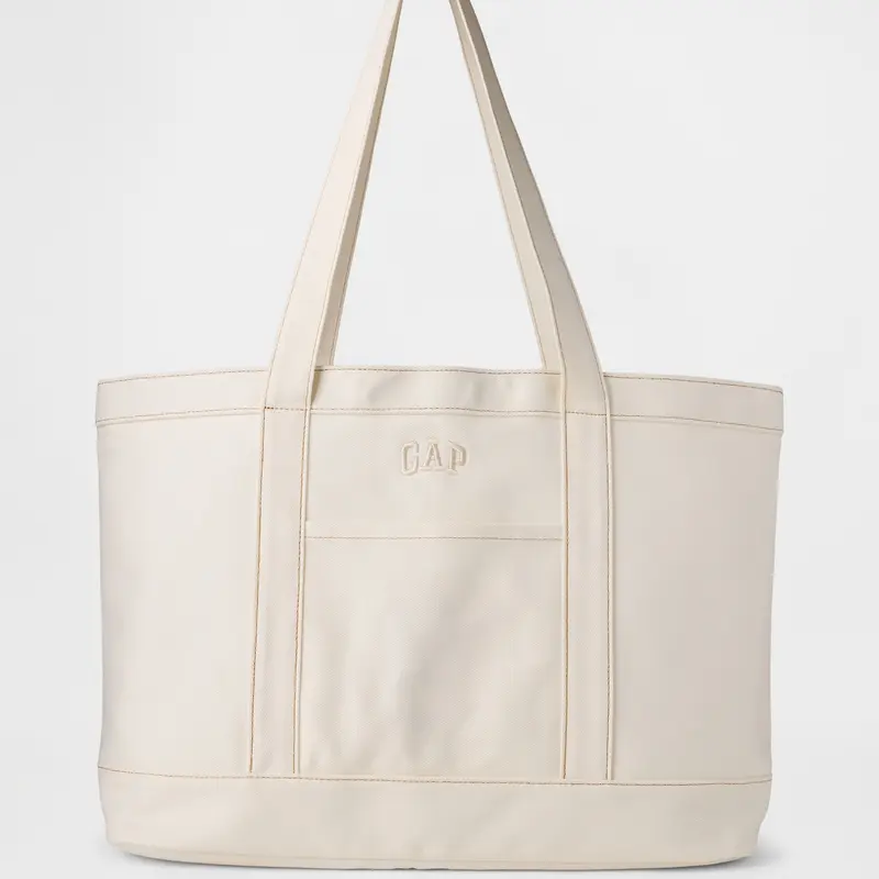 Gap Women's Denim Logo Tote Bag