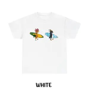 TikTok Viral Surfs Up Graphic Tee| Cody Maverick & Chicken Joe Unisex Funny Trendy Shirt