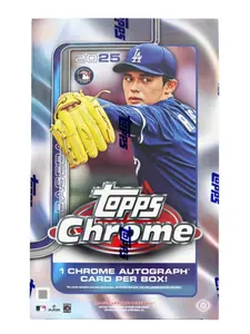 2025 Topps Chrome Baseball Hobby Box