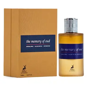 Maison Alhambra The Memory of Oud – Spicy, Fruity, Leather, Oud – Eau de Parfum Spray Long-Lasting Fragrance for Unisex, 2.02 Ounce / 60 ml
