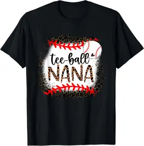 Tee-Ball Nana Leopard Shirt Tee-Ball Nana T-Shirt