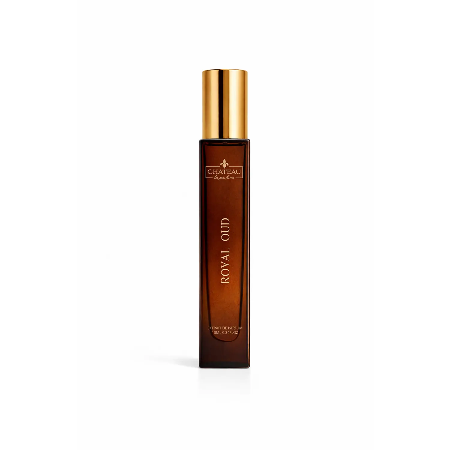 Chateau Les Parfums Royal Oud Travel Size 10ml / 0.34oz | Extrait de Parfum 25-30% Oil | Luxury Mini Perfume