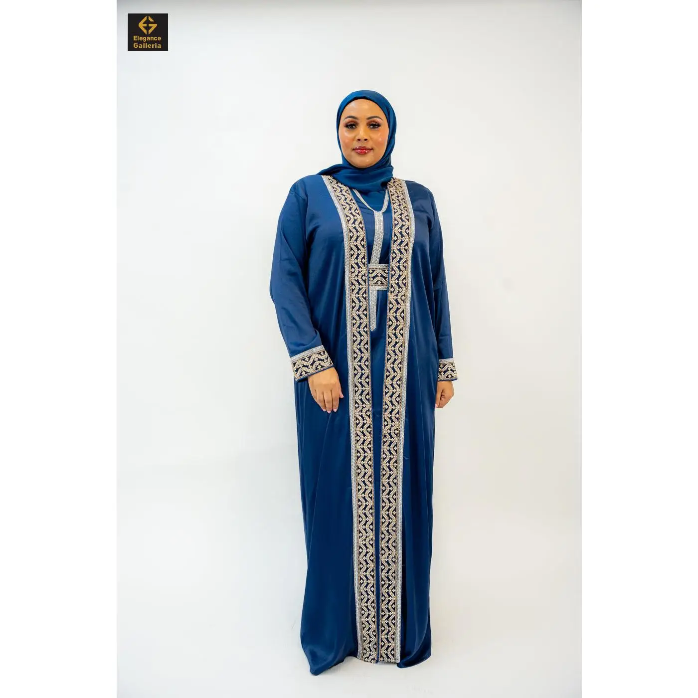 Ashurah Elegant Embellished Abaya with Luxurious Beadwork