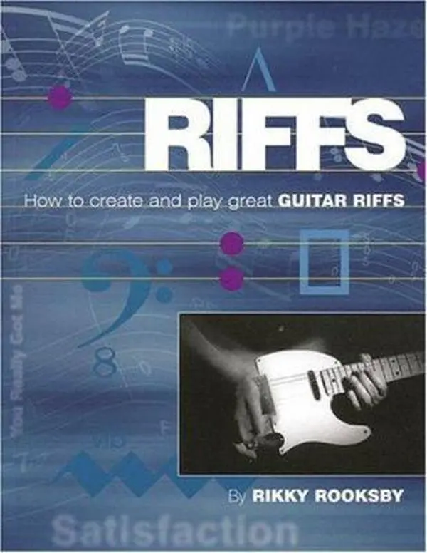 USED Book - Riffs How To Play Guitar by Rikky Rooksby (Paperback) - english