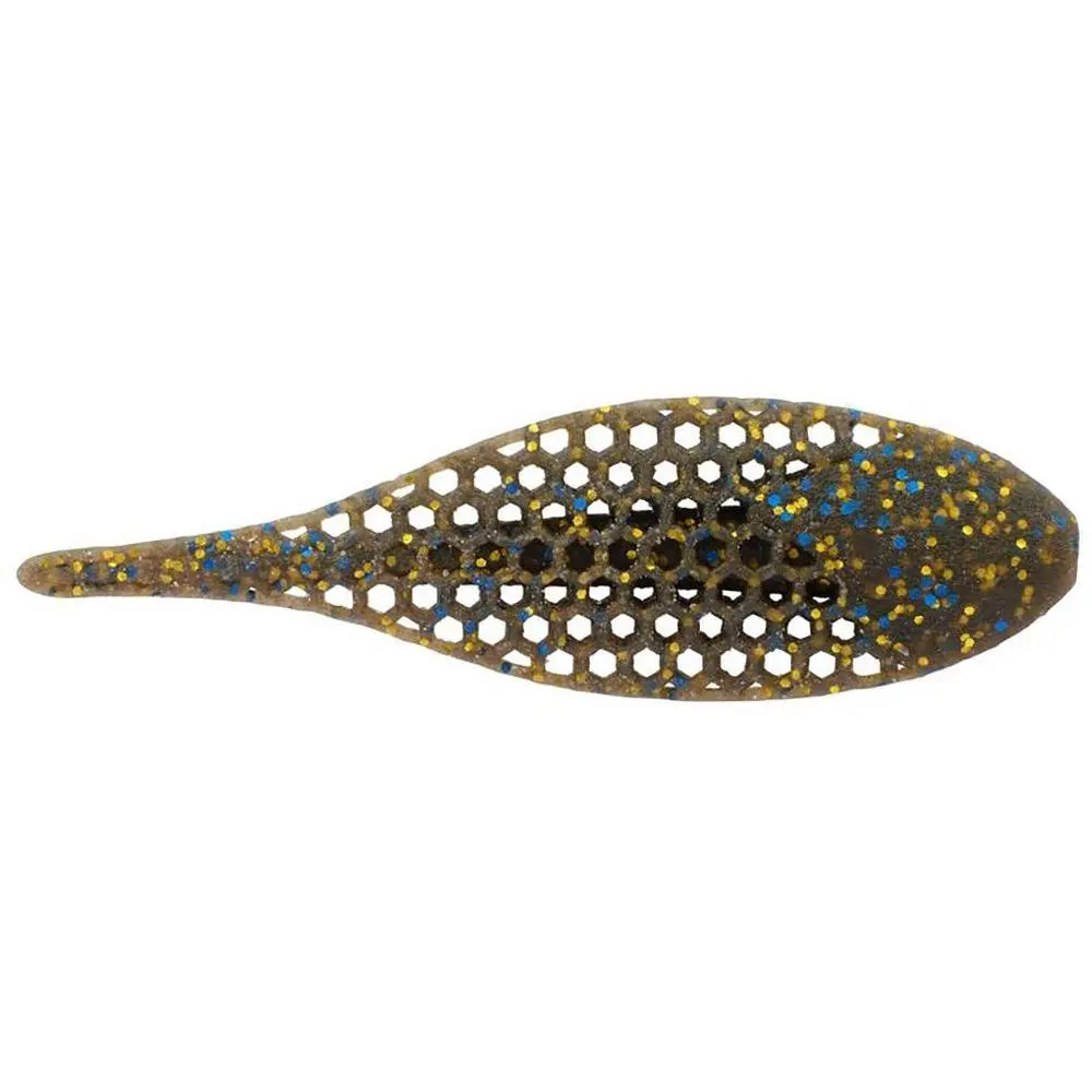 Artificial Fishing Lure, 3.5 Inch Flux-Gill Style Soft Bait, Forage-Match Plastic with MaxScent Scent Dispersion and Quivering Action for Bass Fishing