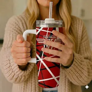 80's Rock Guitar Tumbler Cup 20oz 40oz Tumbler