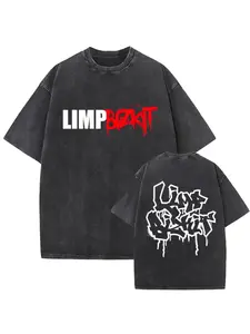 Washed Vintage Rock Band Limp Bizkit Significant Other Print T-shirts Men's Women Hip Hop Streetwear Retro Oversized Short Sleeve T Shirts