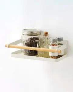 Magnetic Storage Caddy - Steel + Wood