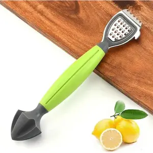 Two-in-one lemon juicer, grater, cheese grater, orange and tangerine juicer, multi-functional kitchen tool