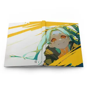 Custom Name Rebecca Cyberpunk Notebook, Ruin Future Rebecca Hardcover Journal Matte, Adventure Gift Notebook