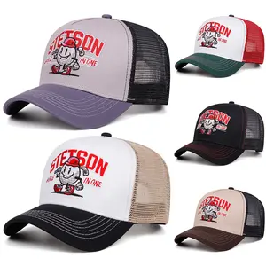 STETSON Series Cartoon Snowman Pattern Cute Embroidery Women Baseball Cap Fashionable Hip Hop Curved Brim Breathable Men Golf Hat Adjustable 55-64CM Acrylic Material