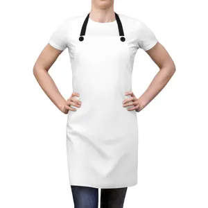 Chic Cooking Apron color: white -  Gift for Chefs, Baking Accessories, Home Kitchen Decor, Personalized Gift