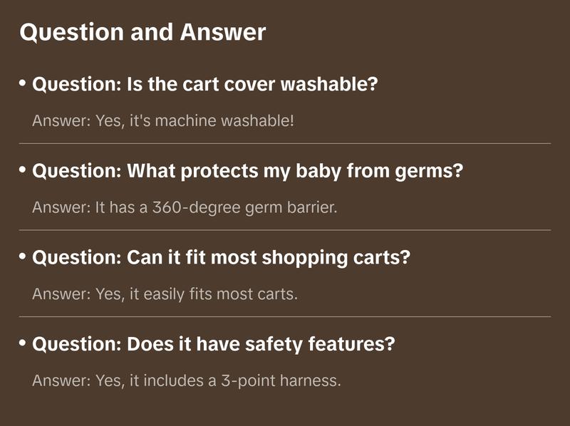 Baby Shopping Cart Cover | Coming Up Roses Beautiful Floral Print