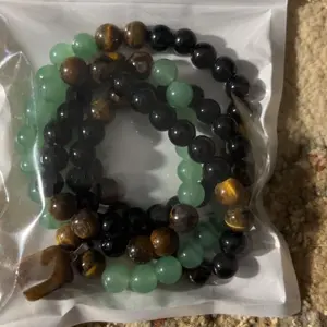 Money Attraction Necklace With GreenAventurine & Tiger Eye Pendant Healing Crystal Stone ，Anniversary, Vacation &Theme Parties Jewelry Charms Abundance Crystal bracelet，Long Chain，Sweater chain，Ideal Gift Jewelry for Men and Women