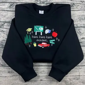Hoa Hoa Hoa Twilight Embroidered Sweatshirt, The Twilight Saga Merch, Edward Cullen Sweatshirt