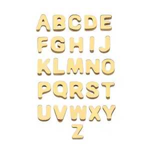 Letter Flat Back Stud