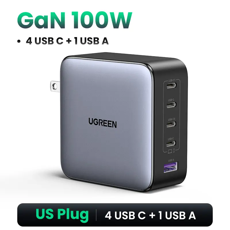 GaN 100W 4C+1A
