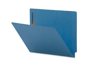 Sparco Fastener Folders 2-Ply End Tab 2 Fastener Letter 50/BX Blue SP17242
