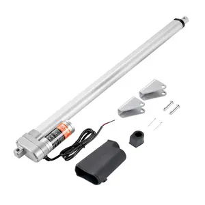 fathersdaygift VEVOR Linear Actuator 12V, 20 Inch Waterproof IP65 Linear Actuator, 660lbs/3000N 0.19/s Linear Motion Actuator with Mounting Bracket for Outdoor Use