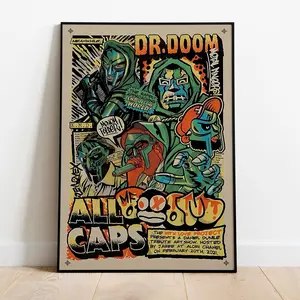 MF Doom Poster Print | Music Poster | Album Cover Poster , No Frame