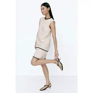 H&M Linen-blend shift dress