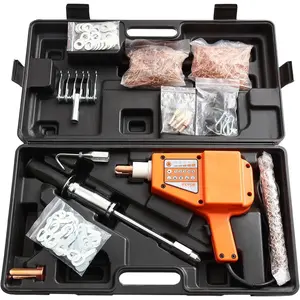 VEVOR Stud Gun Dent Puller Kit, 800W Spot Welder with 5 User-Friendly Modes, All-Inclusive Toolbox for Professional On-The-Go Automotive Dent Repairs.