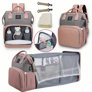 Diaper Bag for Baby & Maternity Use, Compatible with Changing Tables