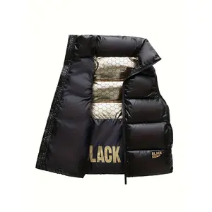 Children's Vest, Girls' Vest, Spring And Autumn Shoulder, New Style for Boys, Black Golden Vest, Cool And Trendy