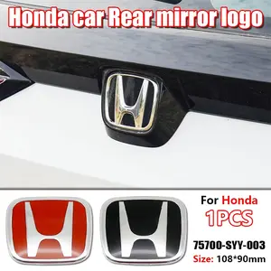 Honda Car Front & Rear Emblem Replacement, Durable Thickened Badges, Custom Exterior Decoration for Civic, Accord, Ur-V, Freed, Car Decals