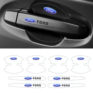 Ford Car Door Handle Protector Sticker, Anti-Scratch & Dirt Resistant Decorative Film, Car Door Stickers, Universal Fitment Design, Durable Protection Solution