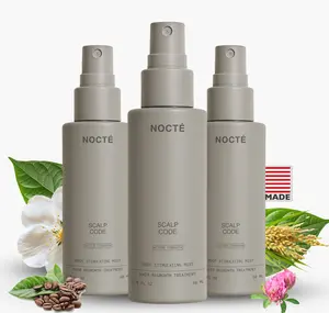 Nocté Scalp Code Advanced 5% Minoxidil Hair Regrowth Treatment for Men & Women with Botanical Complex Vegan-Friendly Haircare, 3-Month Supply