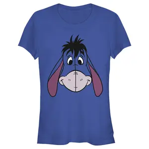 Junior's Winnie the Pooh Eeyore Big Face T-Shirt