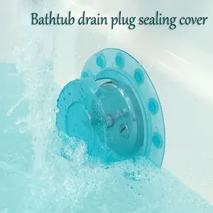 Plastic Overflow Cover for Sink and Bathtub, Leak-Proof Drain Stopper, Safe and Reliable Kitchen and Bathroom Essential for Adults and Seniors, Bathtub Accessories