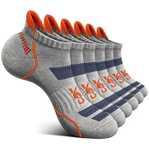 6pairs gray Heather /Exotic Mandarin3506