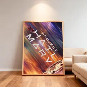 [Sale Up To 50%][No frame, Free Ship] Project Hail Mary Movie Poster | High-Definition Replica Printing | Frameless | Movie Fan Gifts | Wall Decorations