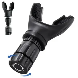 Running Breathing Trainer Device 2 PCS Lung Breathing Trainer Adjustable Resistance Exercise Trainer for Fitness Training Portable & Safe ABS Silicone Mini Breathing Training Equipment