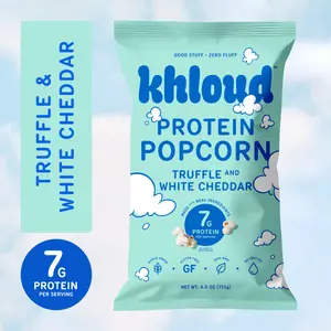 Truffle & White Cheddar Protein Popcorn - 7g Protein Per Serving, Khloe Kardashian's Popcorn