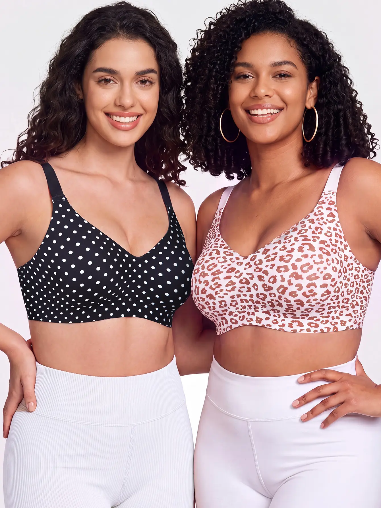 Mimilemon S-3XL Women's Seamless Wireless Bra Wide Strap Full Coverage Push Up No Underwire All-day Support Tshirt Comfortable Everyday Plus Size Friendly Jelly Bra