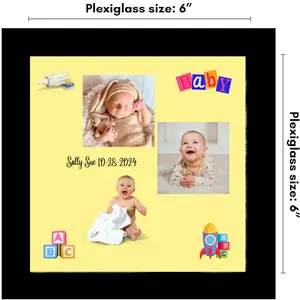 6"x6" Framed Photos - Fully Customizable Decor for your Home or Office