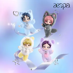 POP MART aespa Fluffy Club Series Vinyl Plush Doll Pendant Blind Box【3】