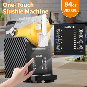 Garvee 3 Preset Modes & LED Display - Slushie Machine 84oz/2.5L Frozen Drink & Margarita Maker for Home, Party & Bar - Heavy Duty - Auto-Clean, Smoothies, Frappe, Milkshake