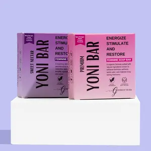 Yoni Bar Duo Soap Bundle for Feminine Hygiene – Natural Feminine Care Soap for pH Balance, Odor Control & Hydration | Sweet Nectar Yoni Bar + Premium Yoni Bar