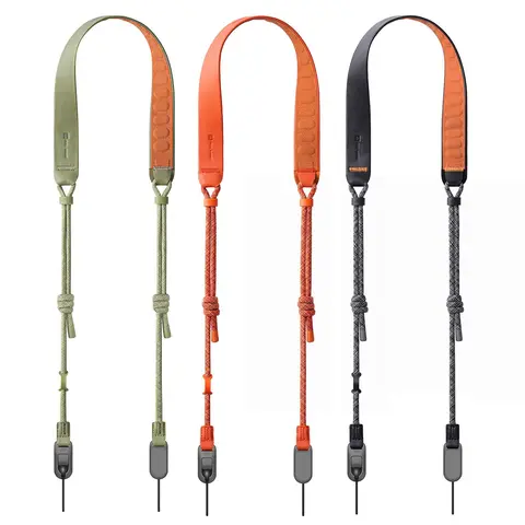 PGYTECH Air Camera Shoulder Strap for Mirrorless & Compact Cameras, Leather-Like Surface, Braided Ropes, Eco-Friendly Microfiber, Quick Connector, Dual-Side Length Adjustment, 90kg Load Capacity, Color Fastness, Fit for Sony ZV-E10, Canon G7 X,techvibes