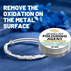 Multi-Use Metal Polish, Ideal for Jewelry Surface Oxidation Removal, Watch Band and Case Back Scratch Polishing Paste
