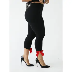 The Coquette Capri in Black (Red)