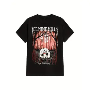 Hot Ice Nine Kills - Floating - T-ShirtCasual Crew Neck, Slight Stretch - Four Seasons Appropriate