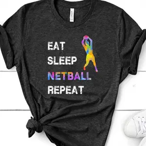 Eat Sleep Netball Repeat T-Shirt
