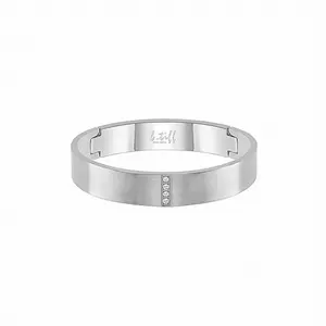 BG223W B.Tiff 4-Stone Wide Bangle Bracelet