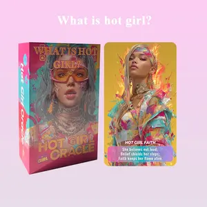 What is Hot Girl? Oracle Cards, Modern Y2K Trendy Feminine Oracle Card Deck for Beginners Oracle Card Tarot Set, Empowering Spiritual Guidance for Women, Hot Girl Faith, for Love, Career, Friendship, Life Readings